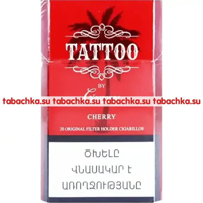 Сигареты Cigaronne Tattoo King Size Cherry Сигареты Cigaronne Tattoo King Size Cherry